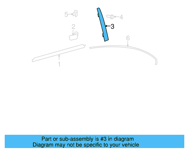 Door Applique 1K5-839-902-D-03C - View 8