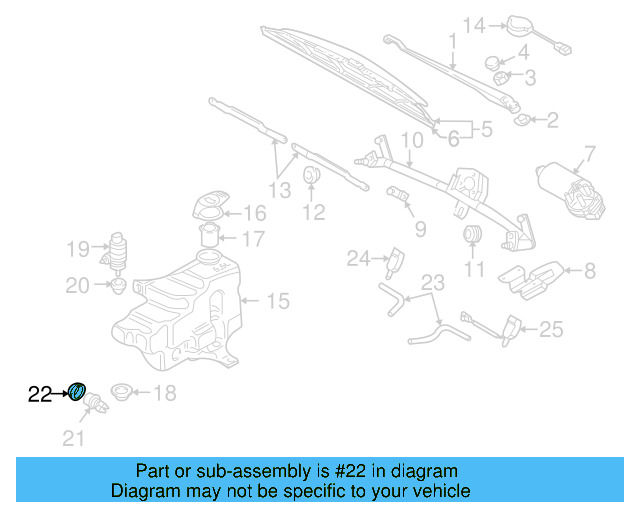 Level Sensor Seal 7M0-919-382 - View 70