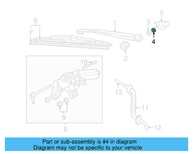 Wiper Arm Nut N-011-151-3 - View 16