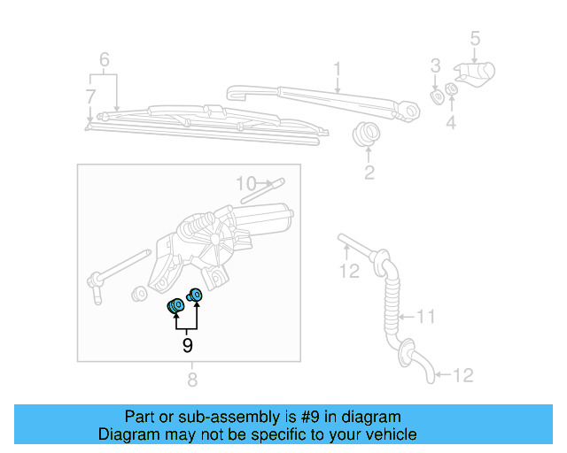 Wiper Motor Bushing Kit 3B9-998-754 - View 51
