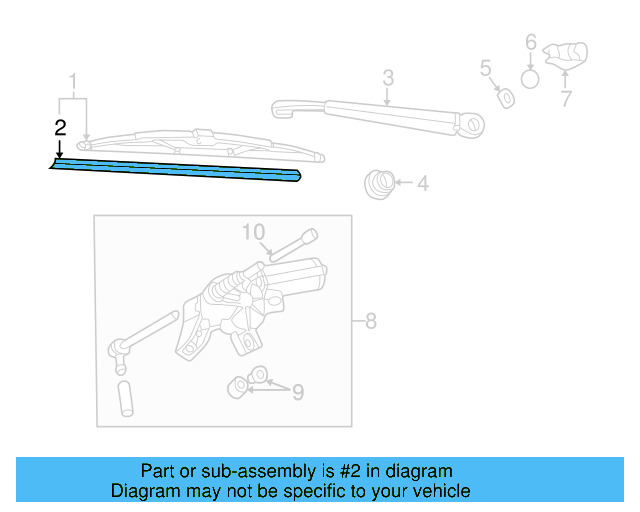 Wiper Arm Cap 3B9-955-435-A-01C - View 7