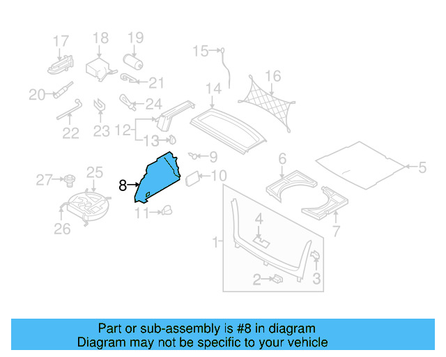 Side Trim 5K6-867-427-B-1BS - View 8