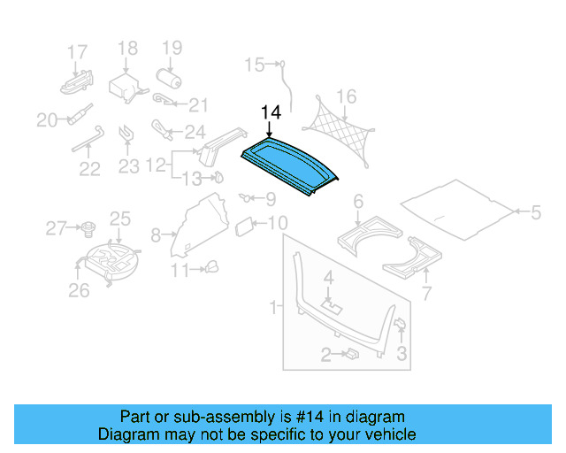 Tonneau Cover 1K6-867-769-G-7T8 - View 7