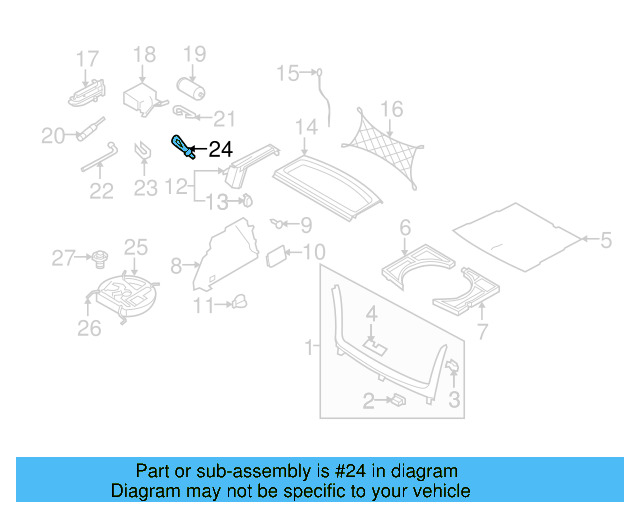 Tow Eye 1T0-805-615-A - View 27