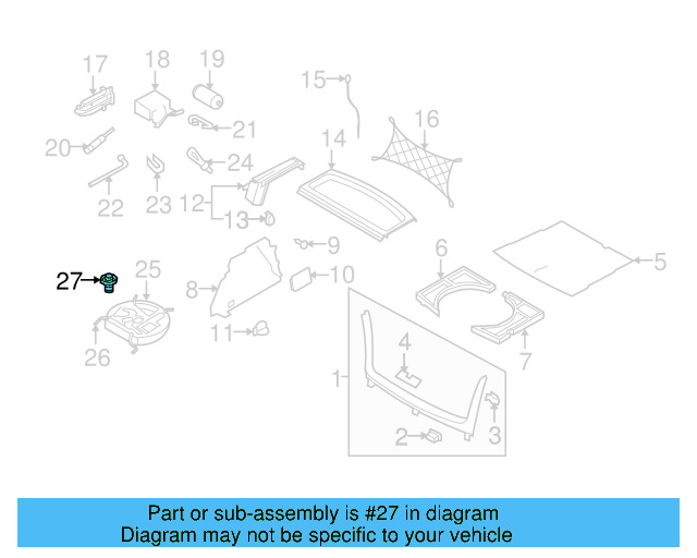 Mount Bolt 1K0-803-899-C - View 5