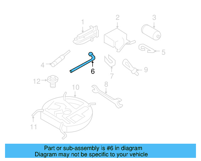 Lug Wrench 4D0-012-219-A - View 69