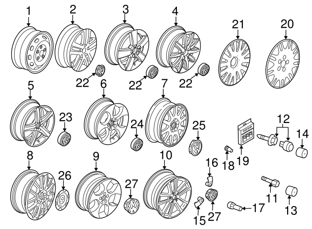 Valve Stem 311-601-361 - View 9
