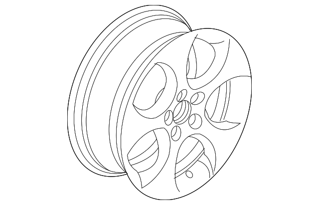 Wheel, Alloy 1K0-601-025-BA-16Z - View 14