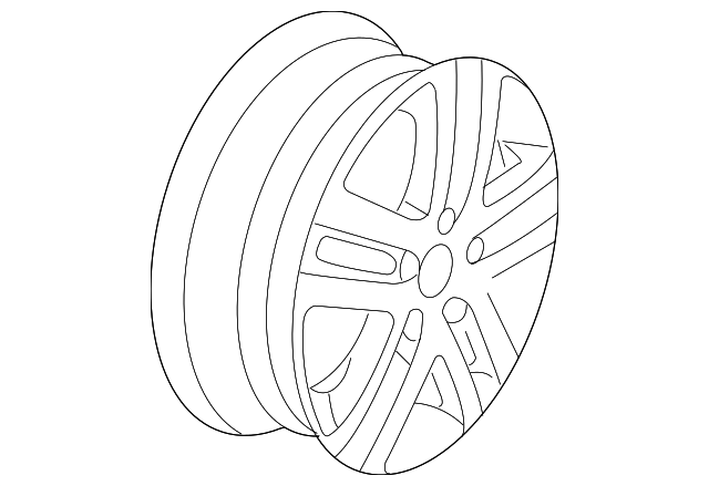 Wheel, Steel 1K0-601-027-K-03C - View 16