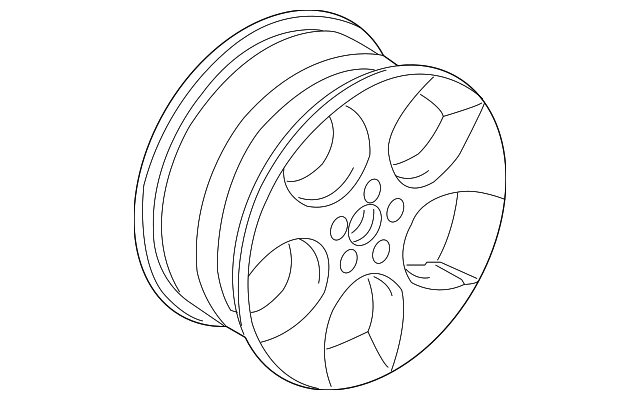 Wheel, Alloy 1K0-601-025-BA-16Z - View 16