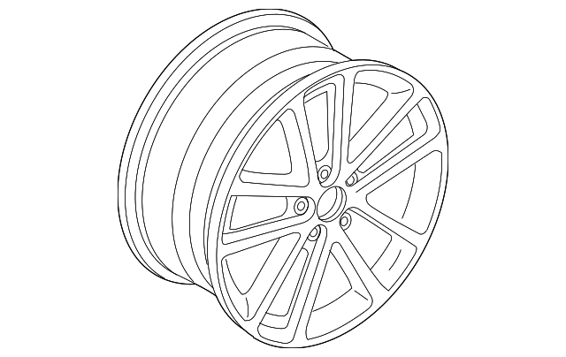 Wheel, Alloy 1K0-601-025-BA-16Z - View 18