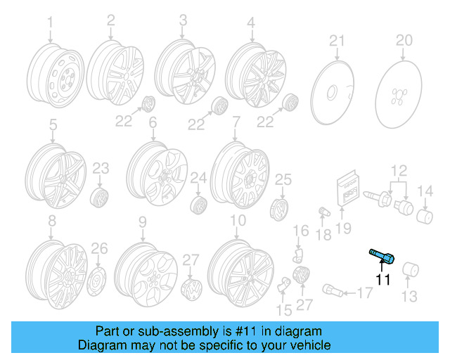 Wheel Bolt WHT-002-437 - View 88
