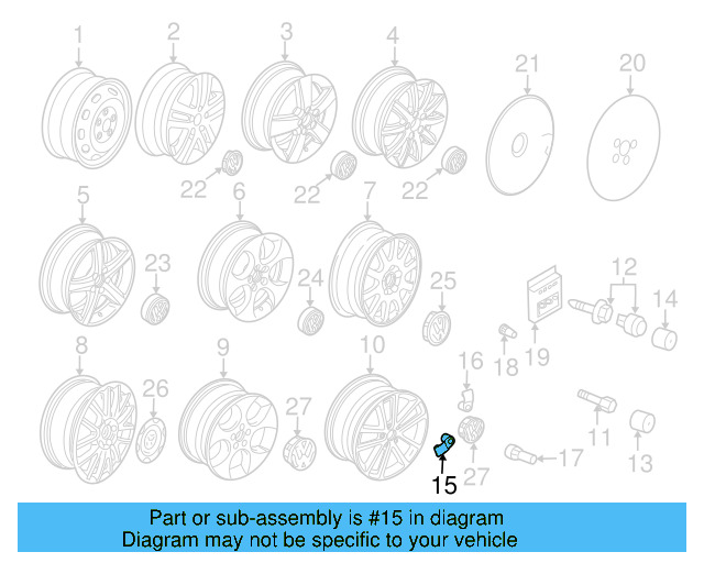 Wheel Bolt WHT-002-437 - View 23