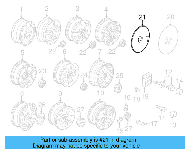 Wheel Cover 1T0-601-147-RGZ - View 18