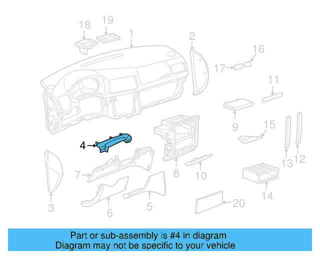 Column Filler 1J0-857-053-A-1QA - View 4