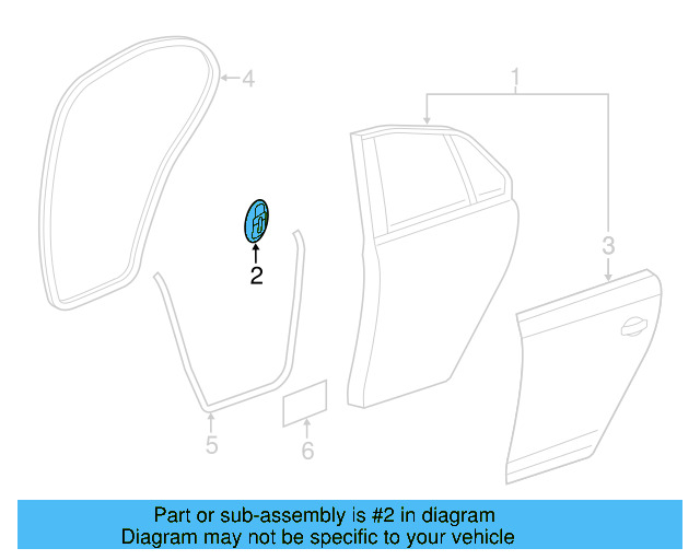 Door Shell Hole Cover 8Z0-837-111 - View 38