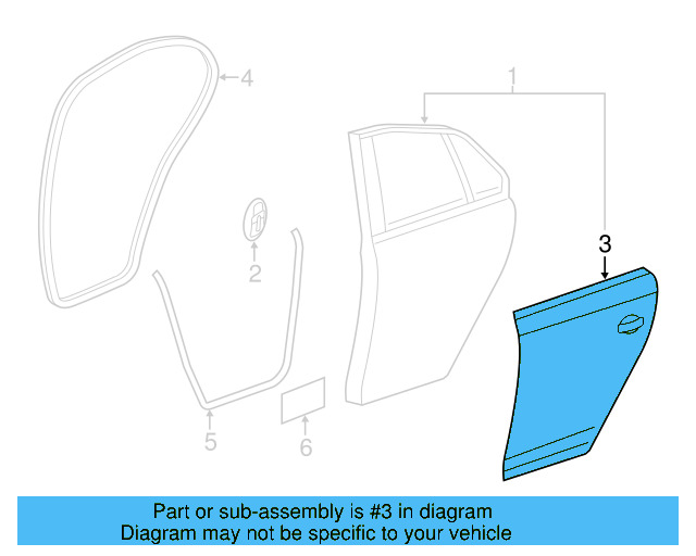 Door Shell Hole Cover 8Z0-837-111 - View 28