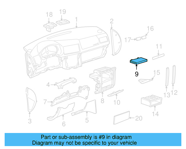 Cup Holder 1J0-858-601-D - View 4