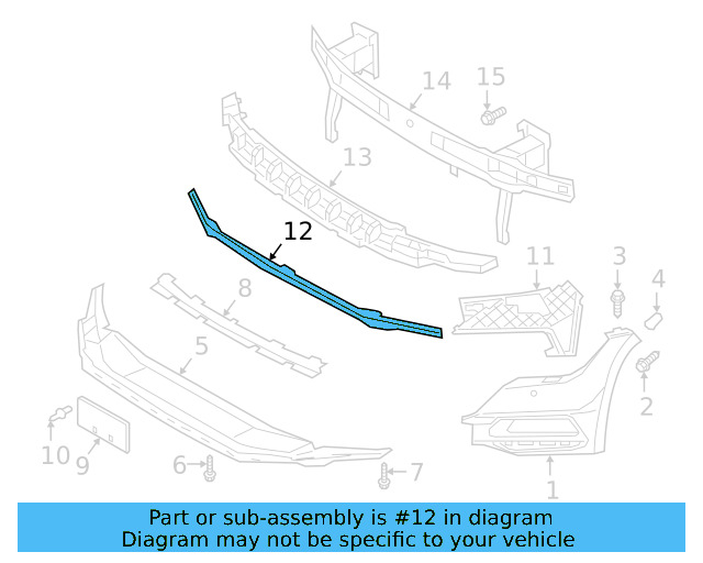 Lower Reinforced 3G8-807-651-D - View 2