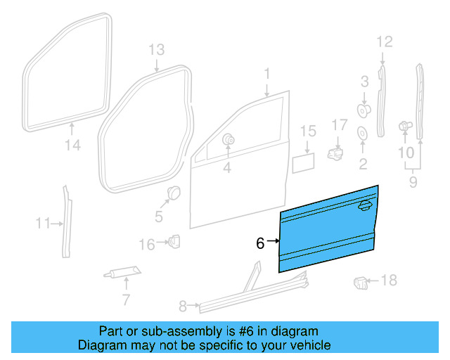 Exterior Panel 1K5-831-105-F - View 14