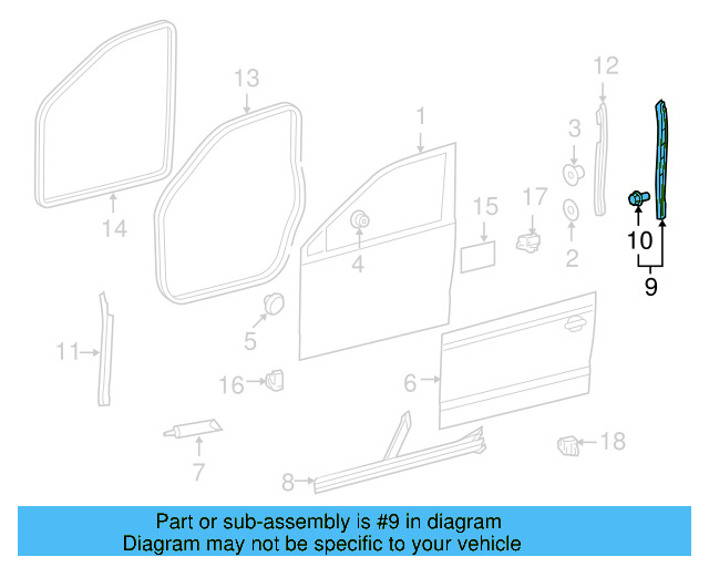 Rear Weather 1K5-837-382-F-5AP - View 9