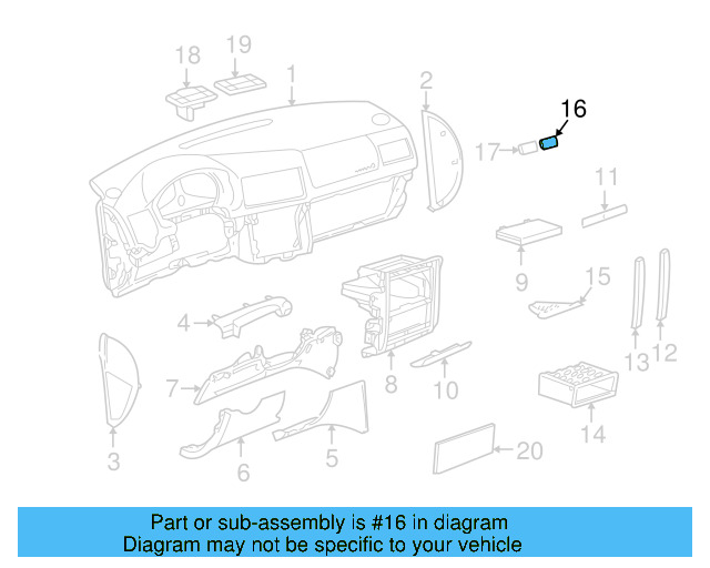 Blank Cover 1J0-858-180-B-01C - View 7