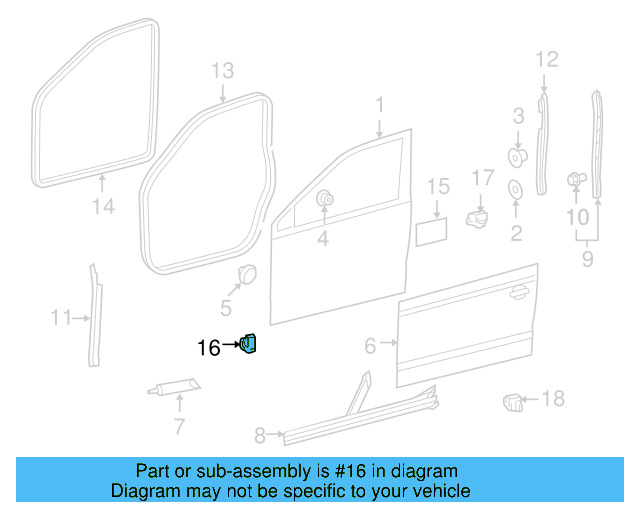 Door Panel Insulation 1K5-868-759-L - View 2