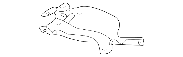 Retaining Bracket 1J0-915-351-B - View 2