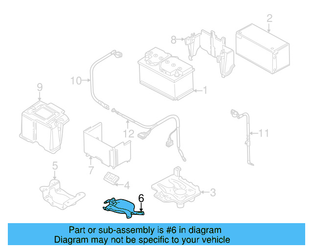 Retaining Bracket 1J0-915-351-B - View 5