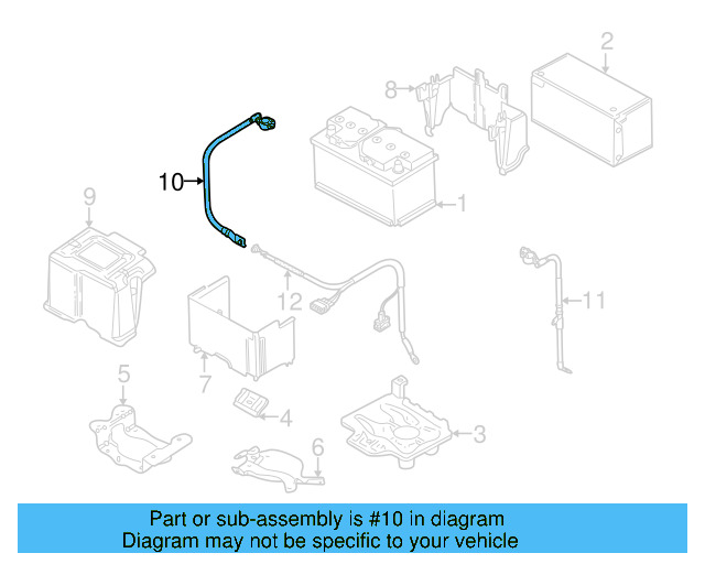 Positive Cable 1J0-971-228-AG