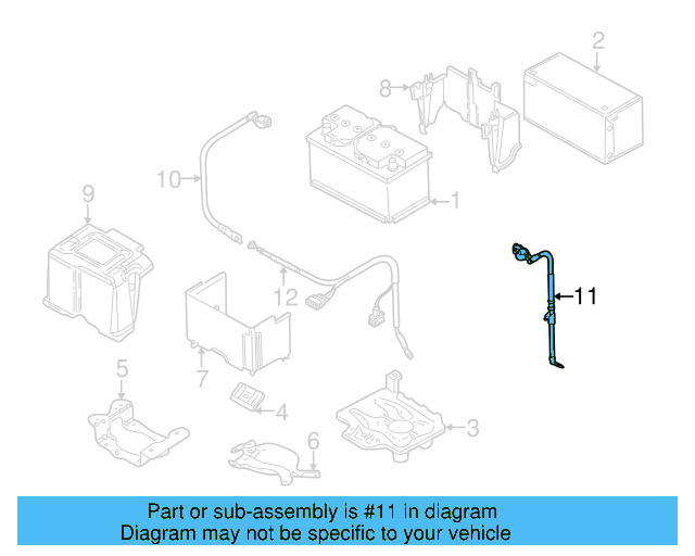 Positive Cable 1J0-971-228-J