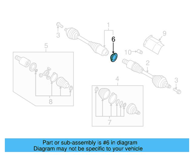 Outer Boot 1K0-498-203-A - View 10