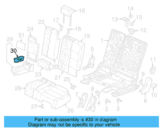 Cup Holder 510-885-995-A-82V - View 4