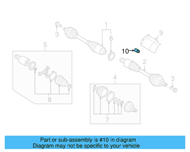 Shield Nut 1K0-407-407 - View 3
