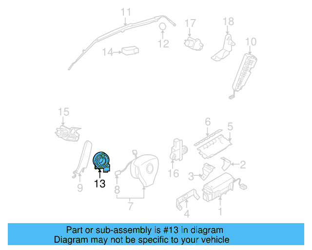 Clock Spring 1K0-959-653-C - View 21
