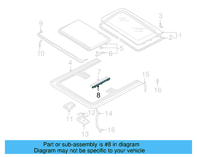 Trim Cover 8D0-877-794-A-01C - View 10