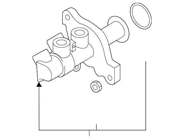 Master Cylinder 5QM-614-019-H - View 3