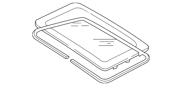 Sunroof Glass 8D0-877-071-C - View 5