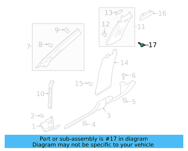 Trim Screw N-107-499-01 - View 3