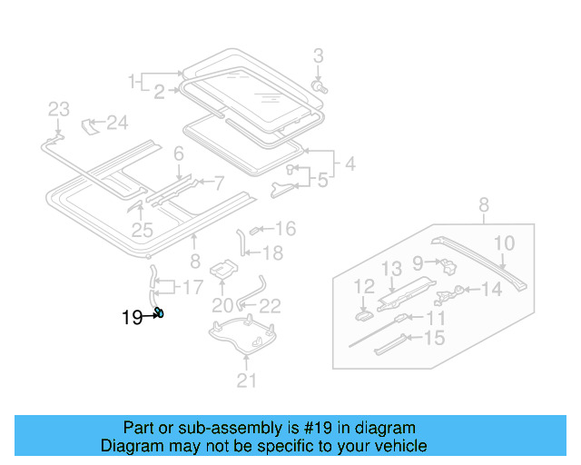 Drain Hose Grommet 8D0-877-242 - View 28
