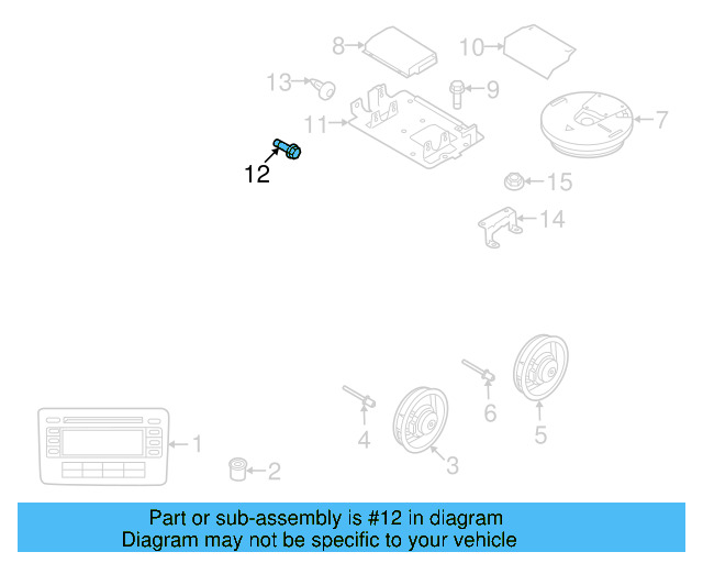 Mount Bracket Mount Bolt N-908-170-03 - View 45