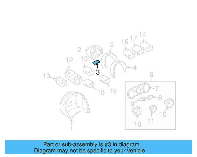 Inst Cluster Bracket 1C1-857-303-G-62J - View 8