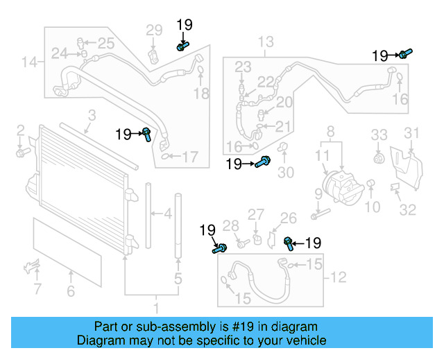 Center AC Line Bolt N-104-144-02 - View 18