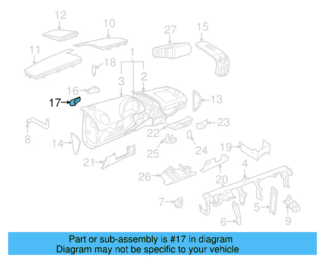 Trim Cover 1C1-858-013-A-62J