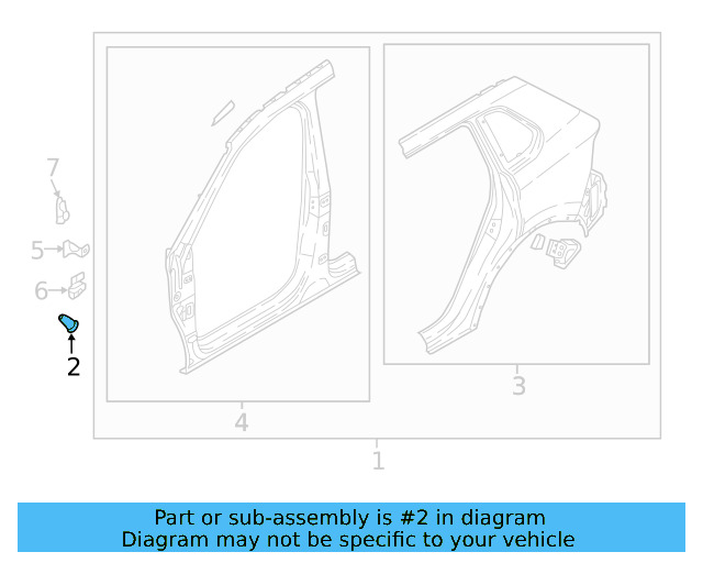 Uniside Assembly Retainer Nut N-911-215-01 - View 3