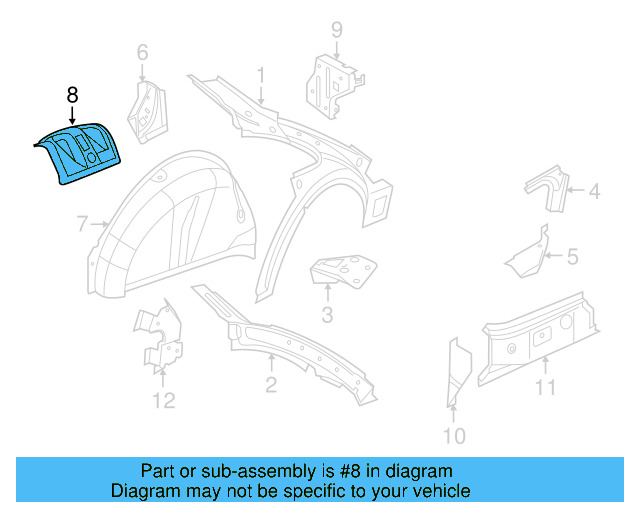 Strut Bracket 5C5-802-192-A