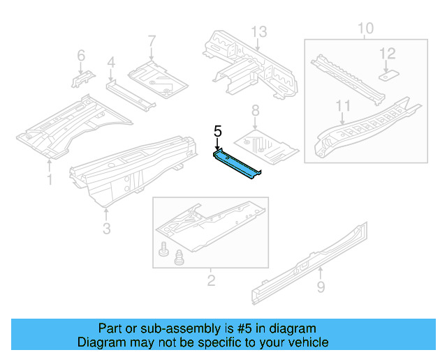 Seat Support 7L0-803-301-E - View 4