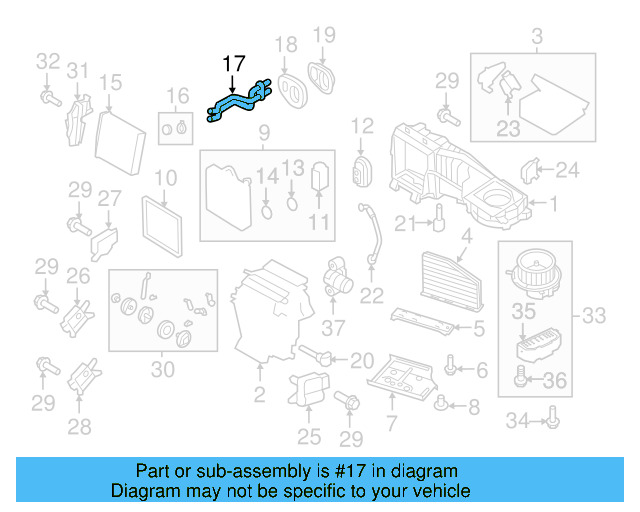 Water Pipe 3C1-819-857 - View 6