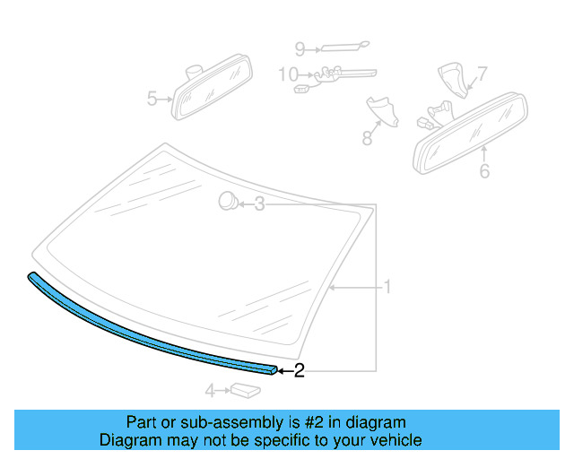 Lower Molding 1J0-853-306 - View 4