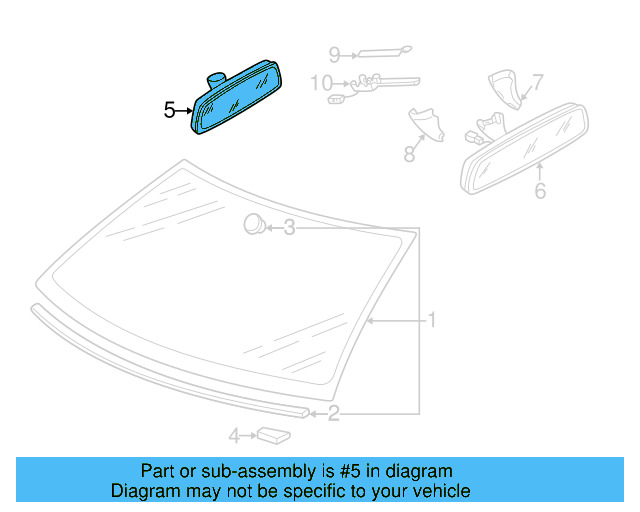 Mirror Inside 3C0-857-511-J-SMA - View 39